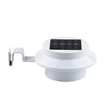 ソーラー LED ライト　JUNCHI　ソーラー アウトドアー ランタンソーラー　省エネ 屋外用 屋外照明/軒先/壁掛け/庭先/玄関周りなど対応 （1個）