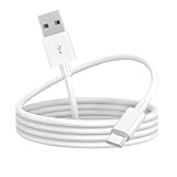 USB Type C ケーブル 3m 1本組 LpoieJun【3A急速充電 / USB 2.0 480Mbps データ転送】 USB-A to USB-C 2.0 電コード 高耐久TPE素材 スマートフォン/タブレット/ゲーム機のタイプｃ機種に対応 (映像出力不可/PD非対応) ホワイト