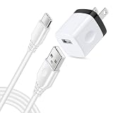 Hootek USB充電器 1ポート USB コンセント タイプC ケーブル0.9m付き アンドロイド 充電器 iPhone16 電源アダプター 5V1A ACアダプター Type-C ケーブル iPhone8/7、Galaxy S10 S10+ S9 S8 Plus Note 9 8、LG V20 G5 G6 V30、HTC、Nokia、HuaweiなどType-C 機器に対応(ホワイト)