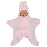 Tuppence & Crumble タッペンスアンドクランブル Star Baby Wrap スターラップ Classic Range０－４ヶ月 パステルピンク FSWClassics おくるみ [