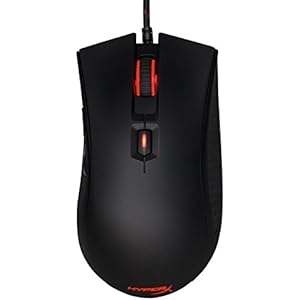 HyperX Pulsefire FPS ゲーミングマウス FPSゲーム向け 光学式 DPI調整可 Omron製スイッチ 2年保証 HX-MC001A/AS