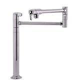 Hansgrohe 04060860 Allegro E Deck Mount Potfiller, Steel Optik [並行輸入品]