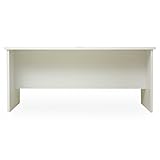 デスク パソコンデスク ワイド天板 コードスリット付き 木製 シンプルデスク PCデスク 幅160cm 奥行80cm ホワイト