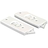 Slide-Co 172413 Spring Loaded Sliding Window Tilt Latch, White, 1-Pair [並行輸入品]