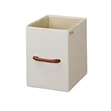 ルミナス 全ポール径共通パーツ 収納性アップパーツ 【ストレージボックス】カラーボックス縦置き用 ウッドハンドルボックスフタ無し縦型幅ハーフ(アイボリー) 幅19×奥行26×高さ26cm MA1926-IV