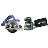 HiKOKI(ハイコーキ) 18V充電式丸のこ FC1806DA(BG) + 18V充電式ランダムサンダ SV1813DA(NN) セット