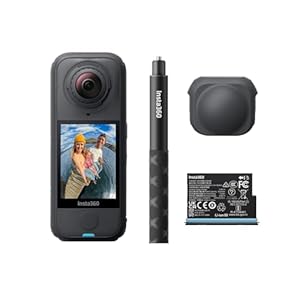 Insta360 X4 Air スターターキット グラファイトブラック 軽量165g 8K 360度全景カメラ