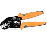 アイウィス(IWISS) 精密同時圧着ペンチ ラチェット式 オープンバレル端子 EDMカット品 0.25〜1.5mm2小・中型端子対応 SN-58BE