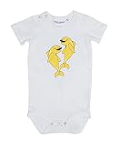 (ミニロディーニ)mini rodini DOLPHIN AOP SS BODY- WHITE (ドルフィンボディ) 半袖ボディ ”オーガニックコットン” (ミニロディーニ)mini rodini D