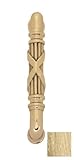 Brass Accents Inc C05-P7290-609 Ribbon & Reed Door Pull - Antique Brass