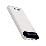 EEIVOL モバイルバッテリー15000mAh 大容量 極薄 軽量 小型 2台同時充電 携帯バッテリー スマホ充電器 LCD残量表示 持ち