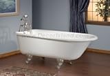 Cheviot 2094-ww – 54 " L x 30 " W x 24 " H、蛇口穴なし、Slip Resistant Bathing Well、鋳鉄 – ヨーロッパ製