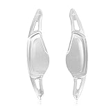 LEXLEYS BMW アルミ合金 パドルシフト カバー シフトパドル カスタム パーツ アクセサリー 適用 5シリーズセダン/ツーリング G30 G31 3シリーズセダン/ツーリング G20 G21 1シリーズ F40 7シリーズセダン G11 G12 X3 G01 X5 G05 Z4 G29(シルバー)