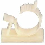 Gardner Bender GKK-1575 Plastic Kwik Clips UVB, Adjustable and Ratcheting, 3/4-Inch Dia, 2/Pk, White