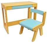 Na Kids スタディーセット KDS-1541 ブルー 自発心を促す　ネイキッズ　スタディセット キッズテーブルセット ミニテーブル　学習机　お絵かき机