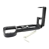 【ノーブランド】 クイックリリース プレート ケース ・ SONYとの互換性あり α7 Ⅱ = ILCE-7M2 / α7R Ⅱ = ILCE-7RM2 / α7S Ⅱ = ILCE-7SM2 に適合 (= α7Ⅱ a7M2 a7ii α7RⅡ a7rM2 a7rii α7SⅡ a7sM2 a7sii に適合) アルカスイス規格に適合 L字 L型 クイックシュー ブラケット カバー (黒)