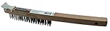 Sheffield Tools 58801 Long Handle Steel Scraper Wire Brush [並行輸入品]