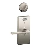 Schlage FE59 LAT 619 CEN Built-in Alarm, Century Collection Accent Interior Lever Door Lock with Dea