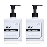HIX (ヒックス) メンズ スカルプ シャンプー（2本セット） 高密度泡 ボリュームアップ アデノシン 製薬メーカー共同開発 250mL hx00200002