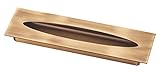 Sanviキャビネットハンドル家具ハードウェアドア引き出しハンドルキッチン – 選択サイズ Length - 113 mm ゴールド SNV-MFH185C
