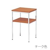 電話台 W450×D450×H700 T-45色メッキ W：アイボリー