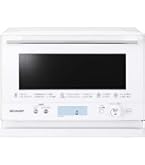 シャープ オーブンレンジ18L ホワイト コンパクトな設計