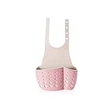(Pink) - Liu Nian Portable Hanging Drain Bag Basket Bath Storage Gadget Tools Sink Holder for Kitche