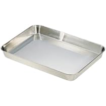 Amazon｜大屋製作所 18-8ステンレス 浅型バット 6枚取4/5｜バット