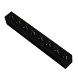 (c. 20 Pieces, Black) - LEGO Parts and Pieces: Black 1x8 Brick x20
