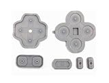 KSSA 互換品 3DS / 3DS LL/NEW 3DS / NEW 3DS LL ABXYボタン Dパッド 方向ボタン ボタン ゴム ラバー パッド セット 基盤 修理 交換 部品 (NEW 3DS LL)