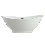 Vinnova 233069-bat-wh Cassia 69インチx 33.5インチSoaking浴槽、、、ホワイト