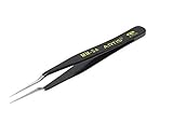 Aven 18023ARS MM-SA Style Artis Tweezer Black with Yellow Print [並行輸入品]
