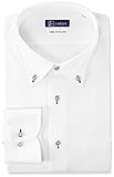 [アイシャツ] i-Shirt 完全ノーアイロン ストレッチ 超速乾 レギュラーフィット 長袖 アイシャツ ワイシャツ メンズ ホワイト 新