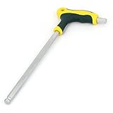 uxcell Tハンドルボールヘッド　六角レンチ　プラスチック　10mmボールヘッド　アンチスリップ　280mm長