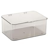 All Bright 缶バッチケース 大容量 蓋付き クリア 収納 保管 保護 推し活 缶バッチ アニメグッズ グレー