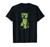 Minecraft Creeper Graffiti Sit Tシャツ