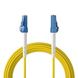 10Gtek OS2 SMF シングルモード 1芯 LC/LC 光ファイバーケーブル 宅内光配線コード 光ケーブル 3m