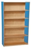 Wood Designs Kids Play Toy Book合板オーガナイザーwd12960bブルーベリー本棚、60 " H