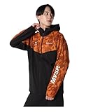 [デサント] ウィンドブレーカー ジャケット マウンテンパーカー 軽量 4WAYストレッチ ヒートナビ 保温 発熱 総柄 トレーニング MOVESPORT メンズ DMMWJF30(ORBK) XA