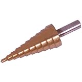 Silverline Titanium-plated HSS Step Drill Bit 4 - 14mm Metal & Plastic Hole Cut