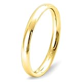 [lapisia] 刻印可能 アレルギー対応 指輪 リング メンズ レディース ペアリング サージカルステンレス (スタンダート ゴールド（