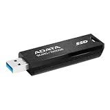 ADATA SSD 外付け 1TB SC610 読込速度 550MB/秒 USB 3.2 Gen 2 USB-A SC610-1000G-CBK/RD