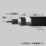 住電日立ケーブル 【切売販売】 制御用ビニル絶縁ビニルシースケーブル 2心 1.25㎟ 1m単位切り売り 黒 CVV1.25SQ×2C
