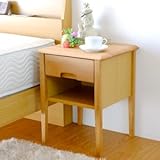 ISSEIKI サイドテーブル 幅40㎝ ナチュラル 木製 【ER-01-21】