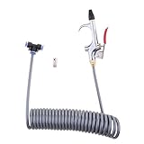 P Prettyia エアブローダストガン 3.5mリコイルホース ダストブロワー 清掃ノズル 高効率　