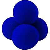 マジック ソフト スポンジ ボール クローズ アップ マジック ステージ トリック小道具 50個入り (ブルー, 8cm)