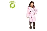 『Reina』 トレンチコートタイプ キッズ 防水レインコート☆ライトピンク