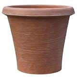 アンティークポット(植木鉢/プランター) φ40cm 軽量 底穴有 新素材テラミックス ＴＭ テラコッタ 〔ガーデニング用品/園芸〕