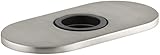 Kohler K-13478-A-VS Optional 4" Escutcheon Round Plate for Insight Faucet, Vibrant Stainless [並行輸入品]