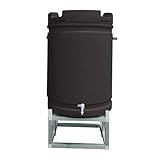 安全興業 雨水タンク アルミ架台付き 茶 ×1